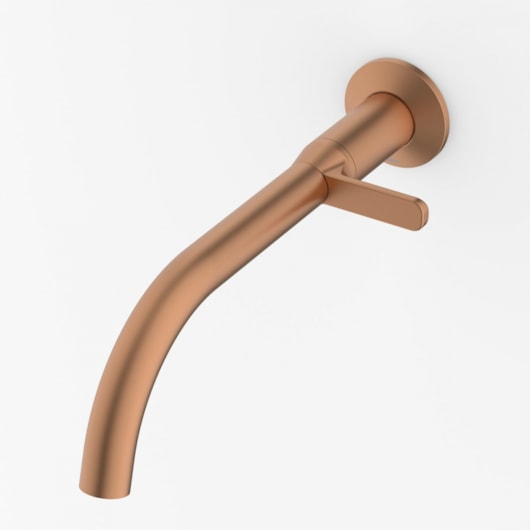 Torneira Para Lavatório De Parede Design Matte Rose Gold Celite - Imagem principal - 578a00da-94f1-49ec-b1a6-8cb2216347d7