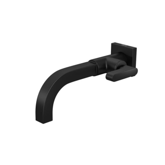 Torneira Para Lavatório De Parede DN15/20 Soul Black Matte Deca - Imagem principal - e580ecee-99cb-4177-aaa5-d4b882e3d561