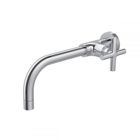 Torneira Para Lavatório De Parede Duna Clássica Cromado Deca - Imagem principal - b90929ae-fe6d-4071-9533-947a95cfaa28