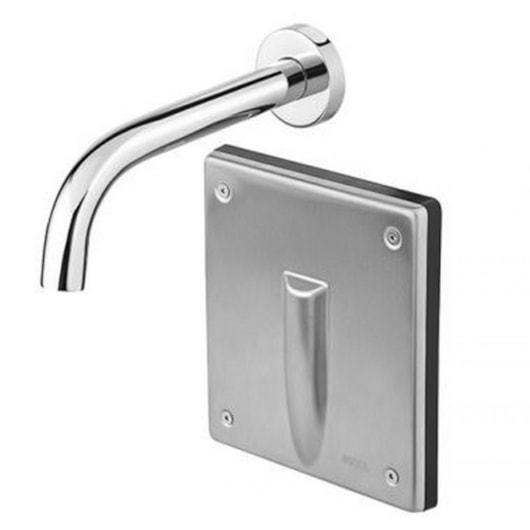 Torneira Para Lavatório De Parede Embutida Presence Eletric Inox Escovado Docol - Imagem principal - 75ba9408-2faa-436a-9526-f83a47974800