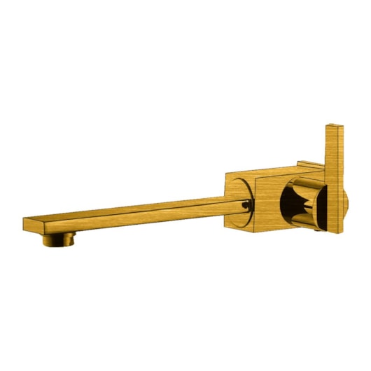 Torneira Para Lavatório De Parede Rb2005 Bronze Escovado Rubinettos - Imagem principal - 973876f7-1d0f-4ba5-9412-1b630ccb7f82