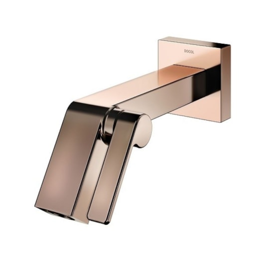 Torneira Para Lavatório De Parede Stillo Cobre Polido Docol - Imagem principal - e86d672a-6948-4b44-8628-4034b6b82348