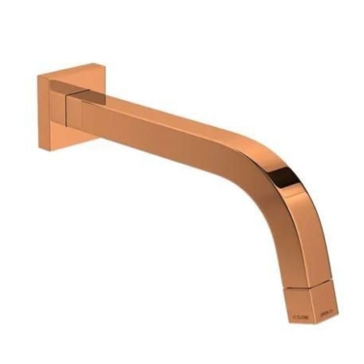 Torneira Para Lavatório De Parede Tube Red Gold Deca