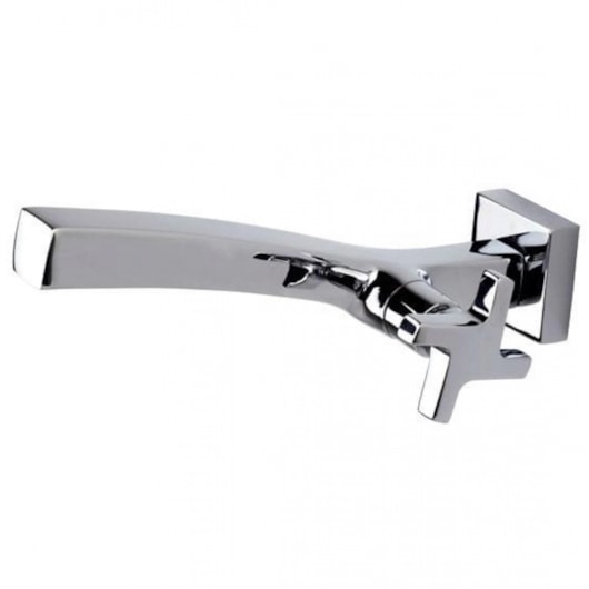 Torneira Para Lavatório De Parede Zeta Cromado Fabrimar - Imagem principal - f806f6c1-bb5f-4016-a24a-83ef55911c7c