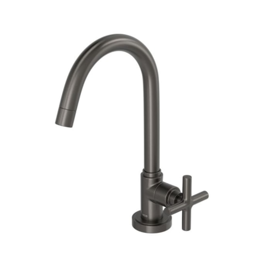 Torneira Para Lavatório Mesa Bica Alta Duna Clássica Antracite Deca - Imagem principal - 0d61f64d-dd9e-45d8-8a70-d77f781f80d7