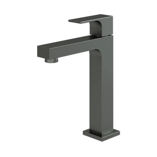 Torneira Para Lavatório Mesa Cuba Sobrepor Bica Média Retta 1312 Grafite Ônix 330 1/2 Fani - Imagem principal - a22202c5-1843-4dd5-acc7-2cd39e114146