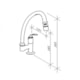 Torneira Saida Lateral De Mesa Para Cozinha Pratika  Cromado Fabrimar - 72bbb0ed-542e-44dd-b93c-944a118a0795