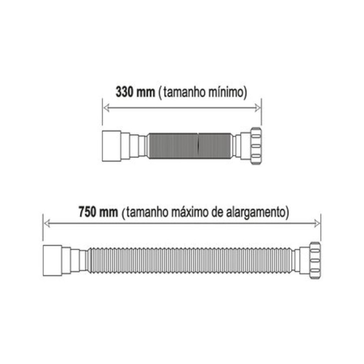 Tubo Ajustável 7/8,1.1/4,1.1/2 X Dn38 50 Celite