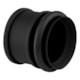 Tubo de Ligação Ajustável Preto Fosco 1968 BK 25cm DN 40 1.1/2 Fani - b213ca2e-252e-45ce-a595-9abebb9d3807