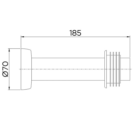 Tubo De Ligação Para Bacia 1 1/2x30 Ônix Docol - Imagem principal - a93ba76e-ebb2-4f57-8549-540bd77da131