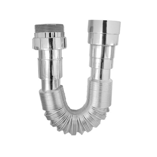 Tubo De Ligação Sanfonado Universal Metalizado Romar - Imagem principal - 64b64077-d450-401e-978b-89ae5a02a2f4