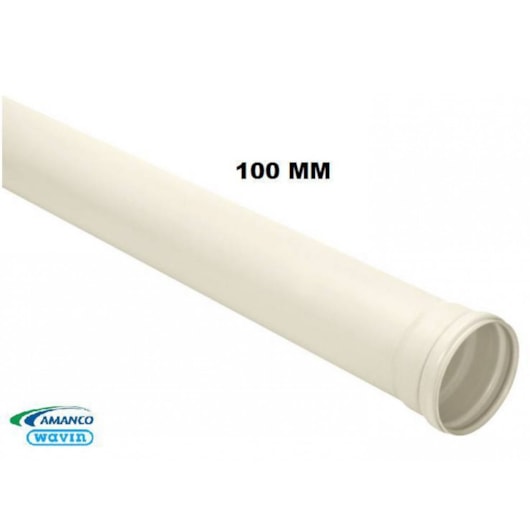 Tubo De Pvc Para Esgoto 100mm Barra 6m Amanco - Imagem principal - 08005c97-dae4-4229-8255-117ae8dda4a6