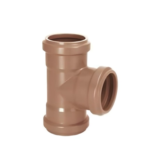 Tubo de Te Pba Sem Anel Amanco 50DN - Imagem principal - 96767f8e-c998-4449-8694-5f8a1a728c00