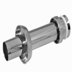 Tubo Ligação Flex Met Com Bolsa  Astra 20 a 30cm