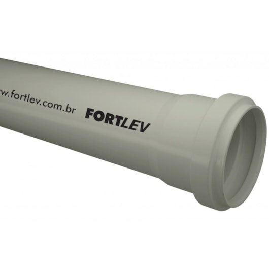 Tubo Para Esgoto Série Reforçada Fortlev Dn100 6m - Imagem principal - 2cec6131-2ee4-4d71-8ad1-c8c69f337070