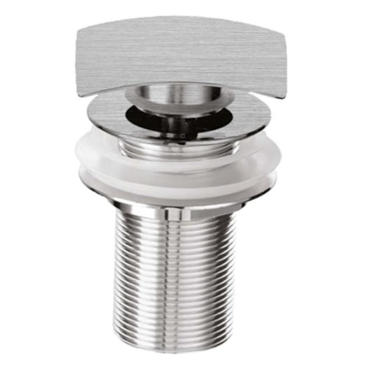 Válvula Clic-Clac Com Acionamento Direto  1 1/4 Kr177 Aço Escovado Kromma - Imagem principal - 98c2efb0-90e3-4c01-b38c-b977656143ba
