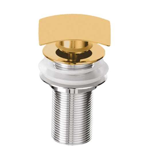 Válvula Clic-Clac Com Acionamento Direto 1 1/4 Kr1774 Gold Matte Kromma - Imagem principal - e0e987b5-43c5-4237-ac6d-db5e892d32d8