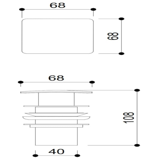 Válvula Clic-Clac Com Acionamento Direto 1 1/4 Rb144 Black Matte Rubinettos - Imagem principal - 3d81f89c-8233-4da0-acad-027ec58fb6cf