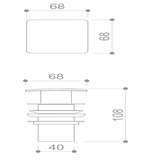 Válvula Clic-Clac Roscável Com Acionamento Direto 1 1/4 Kr199 Rose Gold Kromma - Imagem principal - e2e131a4-cdc7-4b26-a29e-794af8fcd9c2