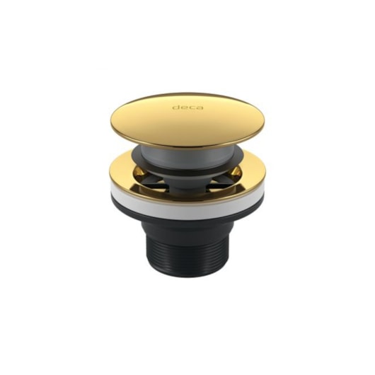 Válvula De Bidê Para Lavatório Com Click Gold Deca - Imagem principal - 25d281ac-4548-44eb-b055-4e92ff2436d6