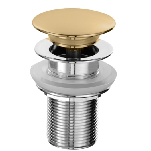 Válvula De Clic-Clac Com Acionamento Direto 1/4' Rb1133  Champagne Matte Rubinettos - Imagem principal - f41725e9-c6de-4525-bb7f-fa079b7a81ce