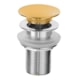 Válvula De Clic-Clac Com Acionamento Direto 1/4' Rb1133 Gold Matte Rubinettos - 249602fd-a11f-47f4-8c69-67d1d53f50cb