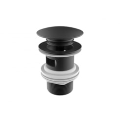 Válvula de Escoamento Com Ladrão 1.1/4 Novatic Black Matte Roca