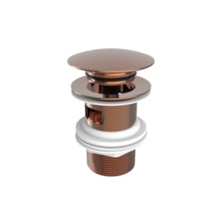 Válvula de Escoamento Com Ladrão 1.1/4 Novatic Rose Gold Roca