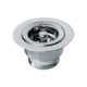 Válvula De Escoamento Para Cozinha 4.1/2 X1.1/2 Com Cesta Metal Roca - 7ac39e5d-bc73-4cc8-a110-16045513977e