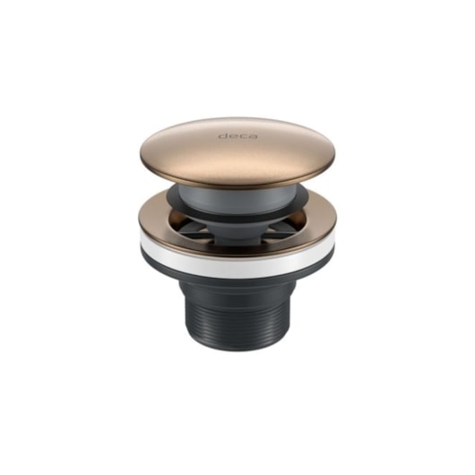 Válvula De Escoamento Para Lavatório/Cuba/Bidê Click Corten Deca - Imagem principal - d7799480-21c6-4d85-947a-85c76e89febb