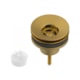 Válvula De Escoamento Universal Para Lavatório 7/8 Com Tampa Plástica Gold Matte Roca - 67ae246a-a76f-4378-b989-210b0d2cb634