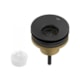 Válvula De Escoamento Universal Para Lavatório 7/8 Com Tampa Plástica Preto Mate Roca - bc522764-3aa3-47fc-a7b2-bbd9becd2715