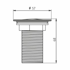 Válvula De Lavatório Clic-By Interno Ghelplus
