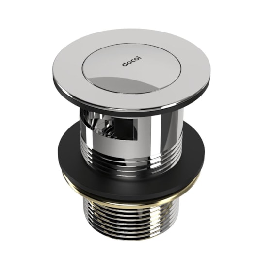 Válvula Escoamento Click Clack 1,1/4 Docol - Imagem principal - 83028d46-be31-4d9c-b3fb-d9a81a88d6ed