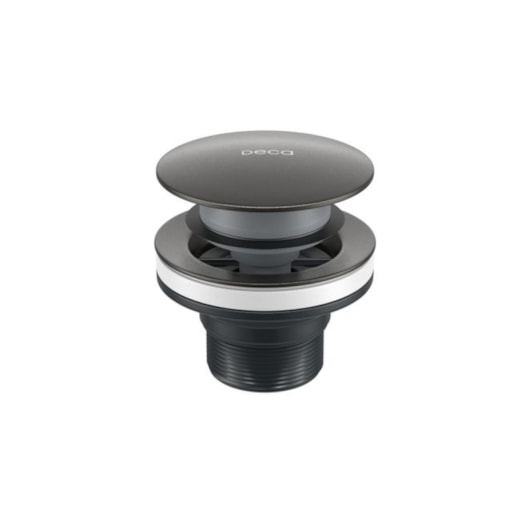Válvula Escoamento Click Para Lavatório, Cuba e Bidê Dark Antracite Deca - Imagem principal - adee63fe-d28b-4cd0-99a3-3b5b68ddba95