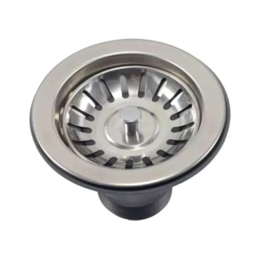 Válvula Escoamento Luxo Para Cozinha 4.1/2
