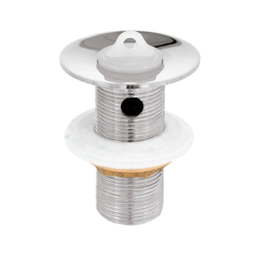 Válvula p/Lavatório c/Ladrão e c/Arruela Acetal Cromada DN25 Romar - Imagem principal - 2e41e900-0ce5-4b0d-a637-0d9e0865d075
