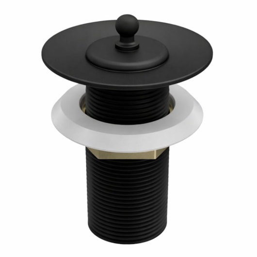 Válvula Para Lavatório  Bli Sem Ladrão Com Arruela De Metal Black Romar DN25 - Imagem principal - 236c0942-41e3-4c35-a6aa-6d47c4283135