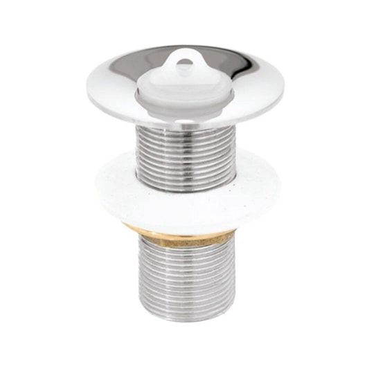Válvula Para Lavatório Bli  Sem Ladrão Com Arruela De Metal Cromada Romar DN25 - Imagem principal - 1e503ad9-a86e-4abe-9533-ea06ee205316