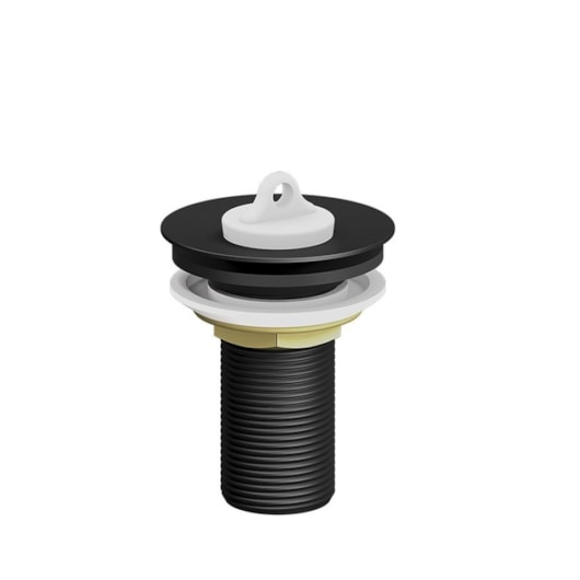 Valvula Para Lavatorio Sem Ladrão Preto Fosco Fani - Imagem principal - 5dc249b6-399e-4634-b313-f101c76b3b8f
