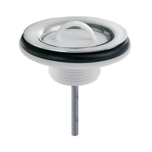Válvula Para Lavatório Universal Com Tampa Plástica Cromada Docol - Imagem principal - d78a09df-8491-4421-98d2-aee898bf7d28