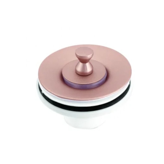 Válvula Para Lavatórios Universal Com Tampa de Metal 1608 Cobre Matte Meber - Imagem principal - 7d476445-e78d-4f7d-b47d-c8803ed4145e