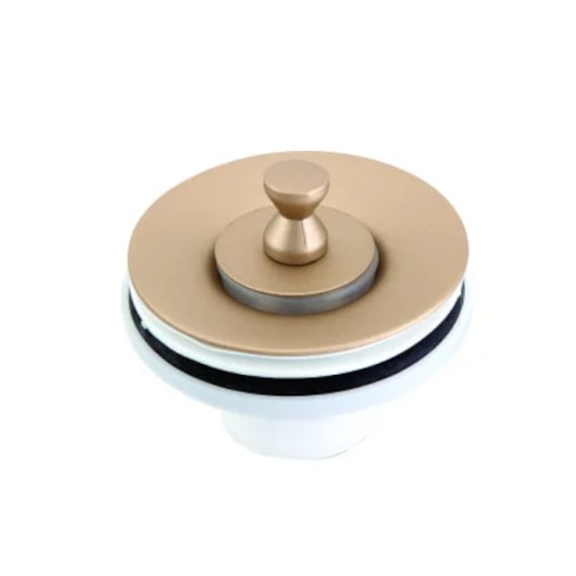 Válvula Para Lavatórios Universal Com Tampa de Metal 1608 Dourado Matte Meber - Imagem principal - 2c7a19e5-cf3b-48dd-b6e4-e01f0b6ea9cc