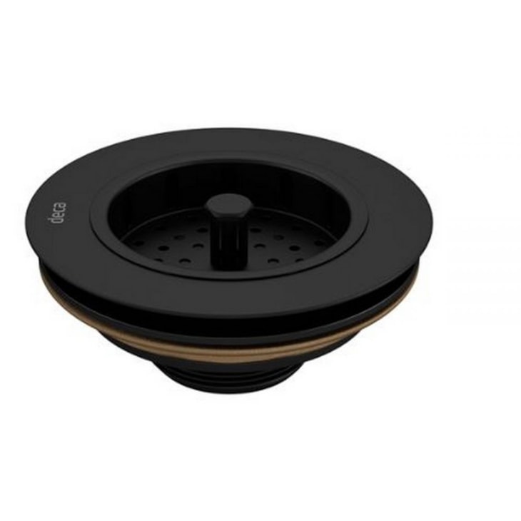 Válvula Para Pia De Cozinha 1622 Black Matte Deca