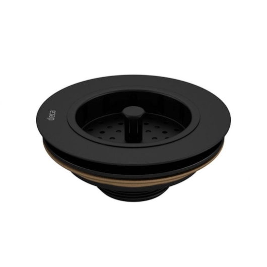 Válvula Para Pia De Cozinha 1622 Black Matte Deca - Imagem principal - a032388b-5a67-4541-9cfa-2ab1c53c37b6