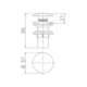 Valvula Saída dAgua para Lavatorio Click-Clack 7/8 Onix Acetinado Jateado Docol - e4213be0-3ef1-4abf-b392-b9767757799d