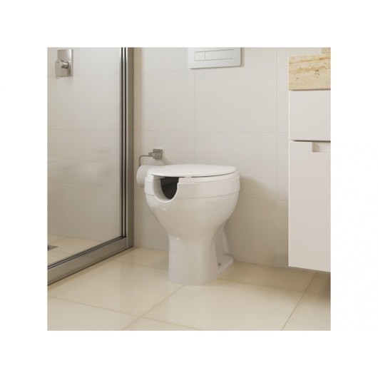 Vaso Convencional Sanitário Acesso Com Abertura Frontal Branco Celite ABC da Construção Vaso Convencional Sanitário Acesso Com Abertura Frontal Branco Celite ABC da Construção
