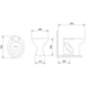 Vaso Convencional Saveiro Branco Celite - 9c440ddd-6a1e-4fdb-acb6-3e90f6168053