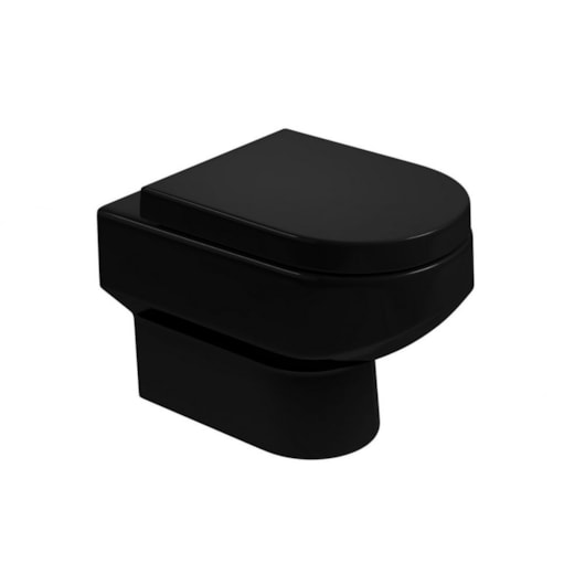 Vaso Sanitário Carrara P60 Ébano Deca - Imagem principal - 5953c193-7f97-475c-adb3-16064f51bc3b