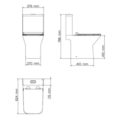 Vaso Sanitário Com Caixa Acoplada Benefit Docol